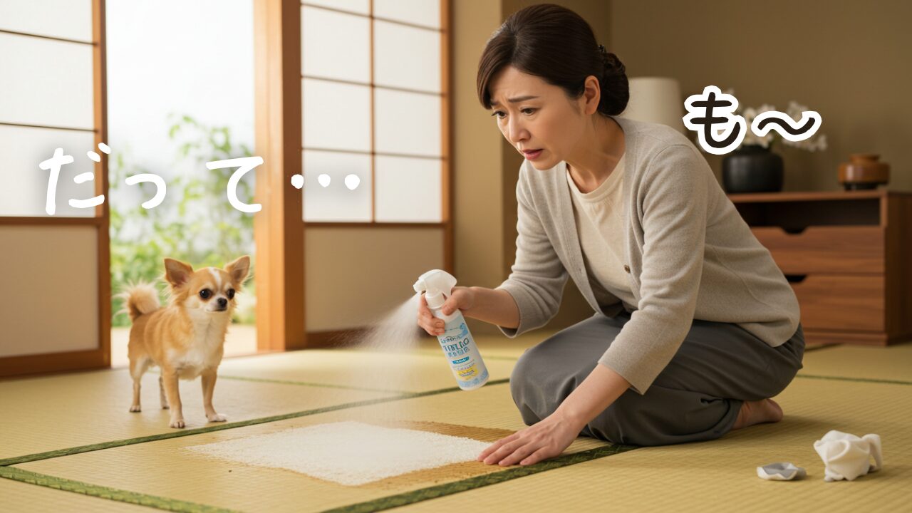 犬のおしっこの臭い