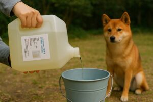 犬用消臭剤ニオワンちゃんの使い方