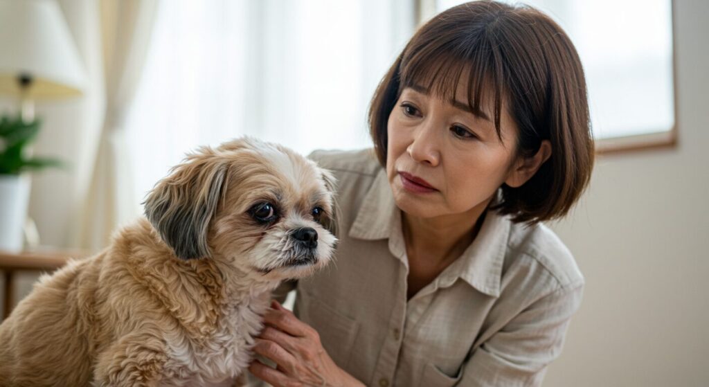 元気がない老犬シーズーに与えるドックフード